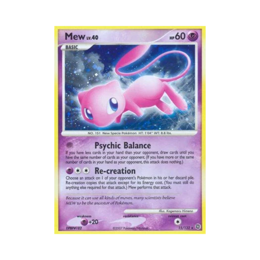 Pokemon TCG Mew RH Secret Wonders (English Ver.)