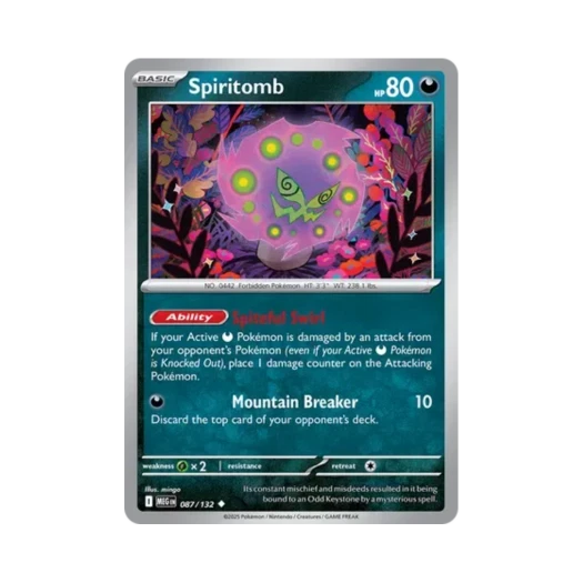 Pokemon TCG Spiritomb U Mega Evolution (English Ver.)
