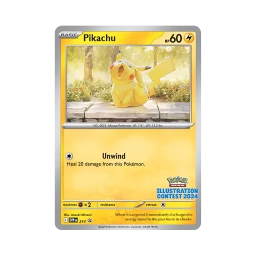 포켓몬 TCG 피카츄 P 스칼렛 & 바이올렛 프로모 카드 (영문판)