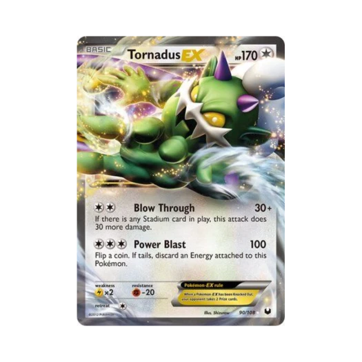 Pokemon TCG Tornadus ex RHE Dark Explorers (English Ver.)