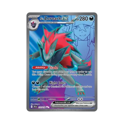 Pokemon TCG N's Zoroark ex UR Journey Together (English Ver.)
