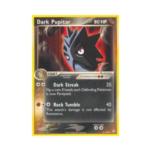 포켓몬 TCG 다크 데기라스 U EX 로켓단 리턴즈 (영문판)
