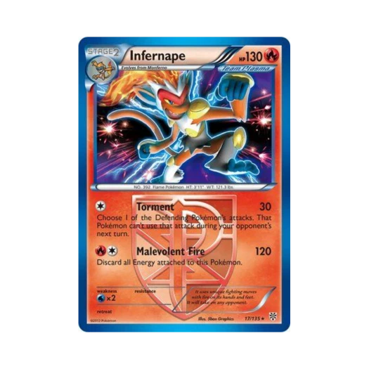 Pokemon TCG Infernape RH Plasma Storm (English Ver.)