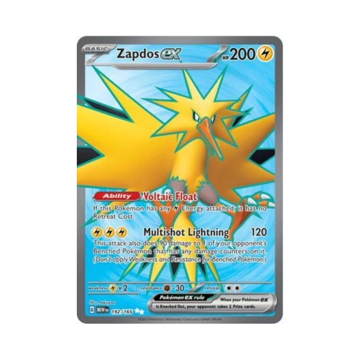 Pokemon TCG Zapdos ex UR Scarlet & Violet 151 (English Ver.)