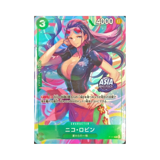 One Piece TCG Nico Robin P P-111 Promotion Card Mini Tin Pack A Set Vol.2 (Japanese Ver.)