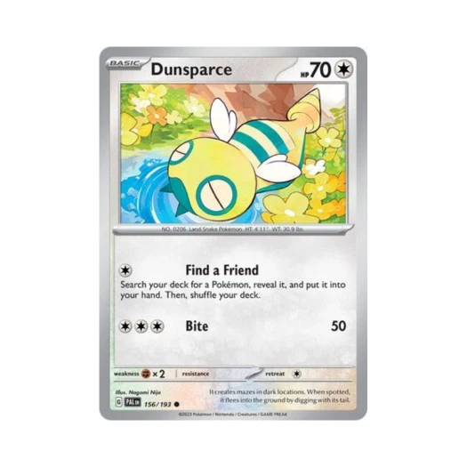포켓몬 TCG 노고치 C 팔데아 이볼브드 (영문판) 카드 이미지