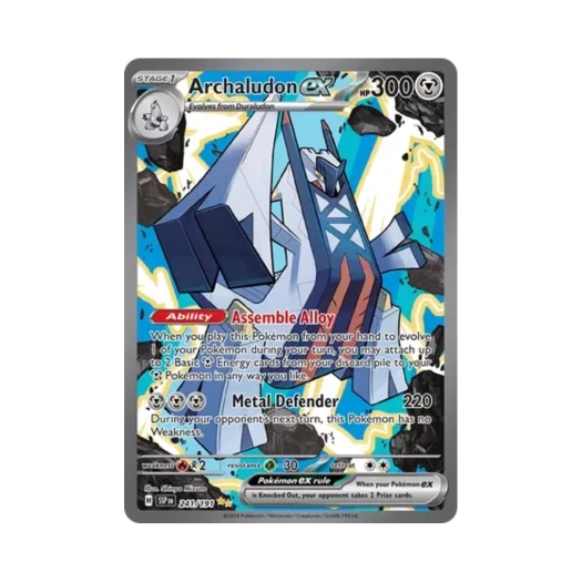 포켓몬 TCG 브리두라스 ex SIR 서징 스파크 (영문판)