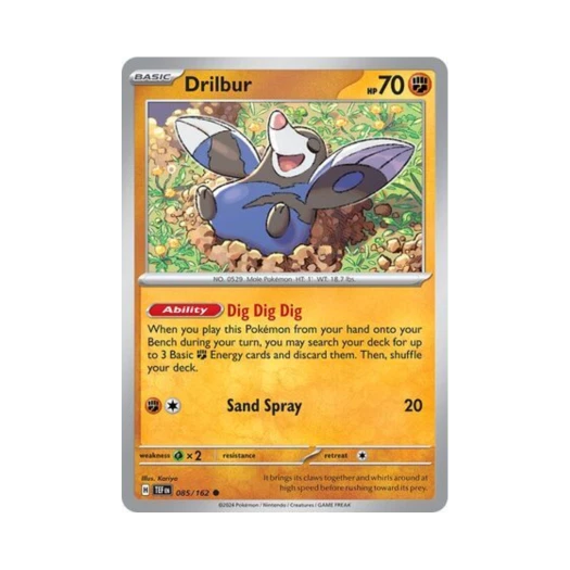 Pokemon TCG Drilbur C Temporal Forces (English Ver.)