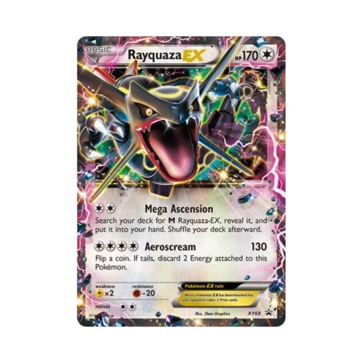 포켓몬 TCG 레쿠쟈 EX 점보 P XY 프로모 카드 (영문판)