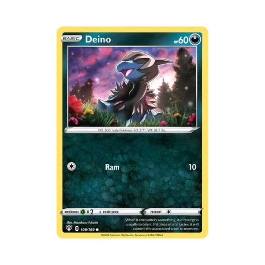 포켓몬 TCG 모노두 C 다크니스 어블레이즈 (영문판)