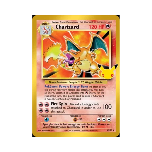 Pokemon TCG Charizard RH 30th Celebration Classic Collection (English Ver.)