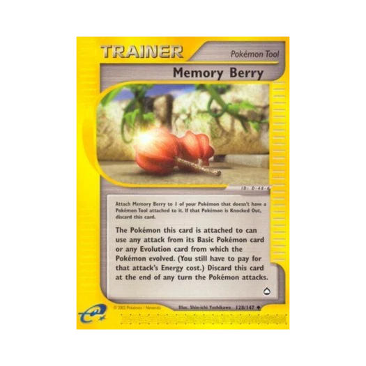 포켓몬 TCG 추억의 열매 U 아쿠아폴리스 (영문판)