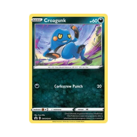 포켓몬 TCG 삐딱구리 P 소드 & 실드 프로모카드 (영문판)