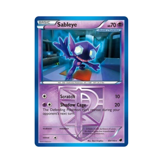포켓몬 TCG 깜까미 R 플라스마 프리즈 (영문판)