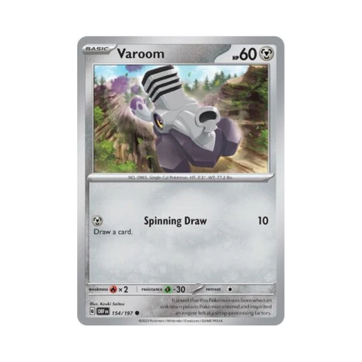 Pokemon TCG Varoom C Obsidian Flames (English Ver.)