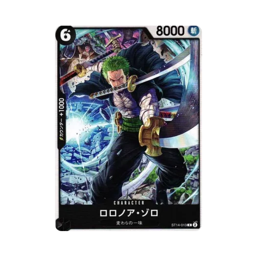 One Piece TCG Roronoa Zoro C ST14-013 Starter Deck 3D2Y (Japanese Ver.)