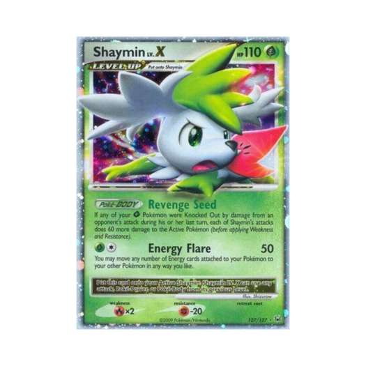 포켓몬 TCG 쉐이미 LV.X RHL 플래티넘 (영문판)