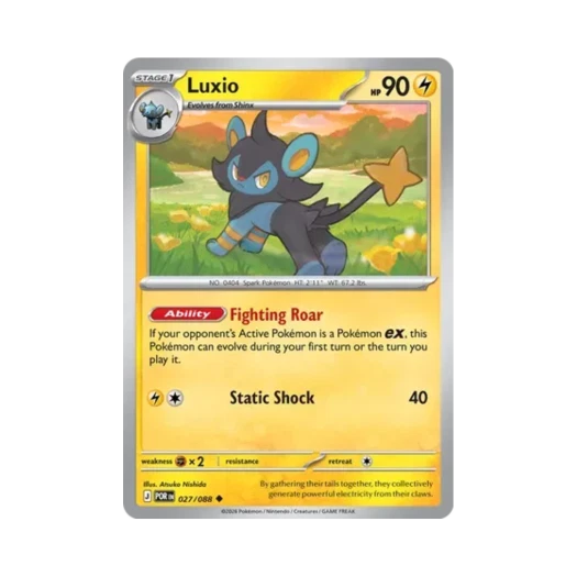 Pokemon TCG Luxio U Perfect Order (English Ver.)