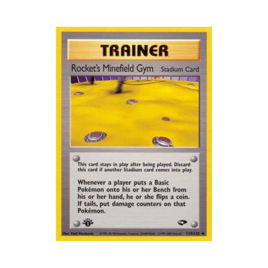 포켓몬 TCG 로켓단의 마인필드체육관 U 짐 첼린지 (영문판)