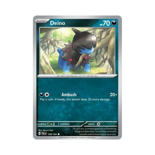 포켓몬 TCG 모노두 C 팔데아 이볼브드 (영문판) 카드 이미지