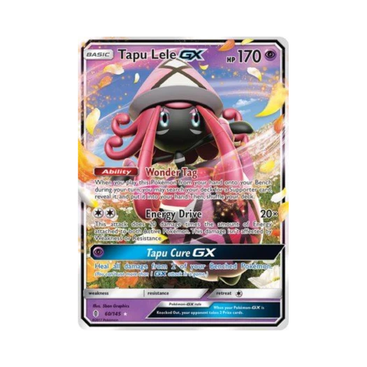 Pokemon TCG Tapu Lele GX RHG Guardians Rising (English Ver.)