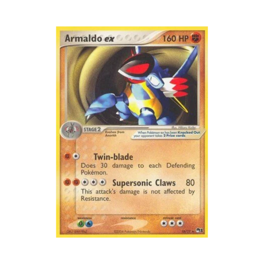 Pokemon TCG Armaldo ex R POP Series 1 (English Ver.)