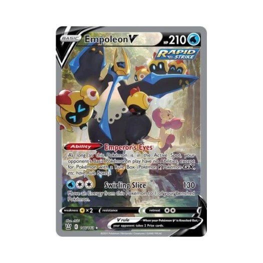 포켓몬 TCG 엠페르트 V RU 배틀 스타일즈 (영문판)
