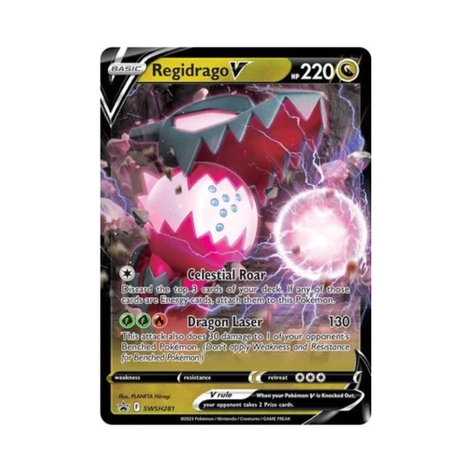 포켓몬 TCG 레지드래고 V 점보 P 소드 & 실드 프로모카드 (영문판)