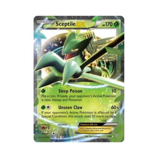 포켓몬 TCG 나무킹 EX RHE 에인션트 오리진스 (영문판)
