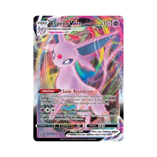 Pokemon TCG Espeon VMAX HRV Evolving Skies (English Ver.)
