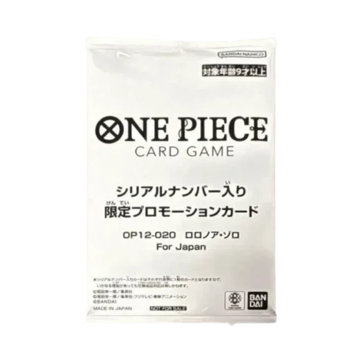 원피스 TCG OP12-020 롤로노아 조로 플래그쉽 배틀 2026 우승자 한정 프로모 카드 팩 (1장/일어판)