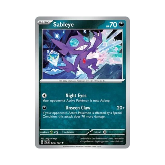 포켓몬 TCG 깜까미 R 팔데아 이볼브드 (영문판)