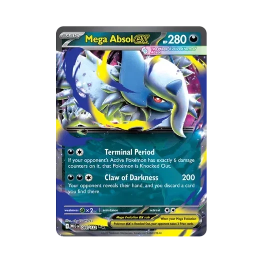 포켓몬 TCG 메가 앱솔 ex DR 메가 에볼루션 (영문판)