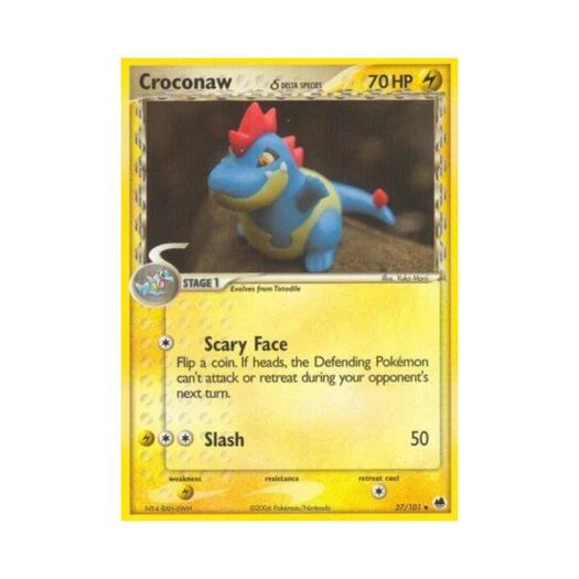 포켓몬 TCG 엘리게이 U EX 드래곤 프론티어스 (영문판)