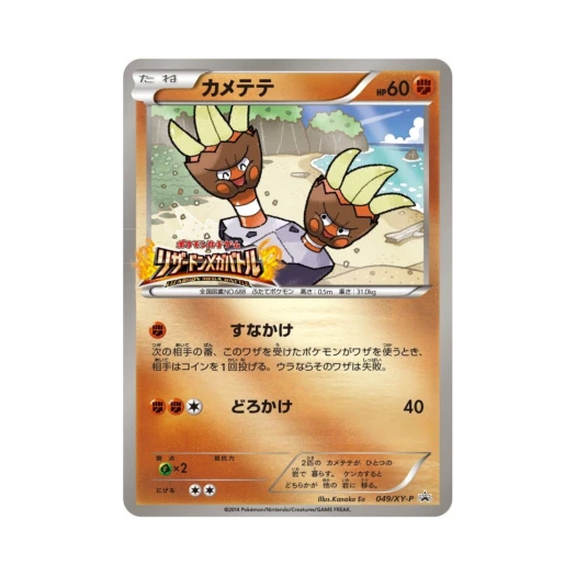 포켓몬 TCG 거북손손 P XY 프로모 카드 (일어판)