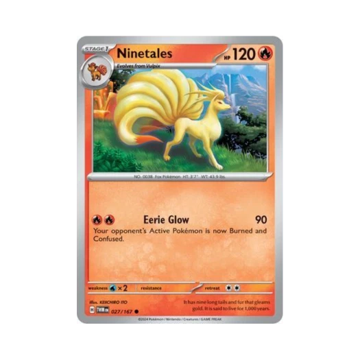 Pokemon TCG Ninetales C Twilight Masquerade (English Ver.)