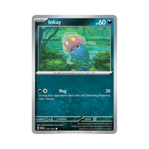 Pokemon TCG Inkay C Obsidian Flames (English Ver.)