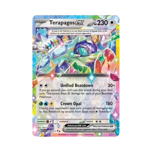 포켓몬 TCG 테라파고스 ex DR 메가 에볼루션 어센드 히어로즈 (영문판)