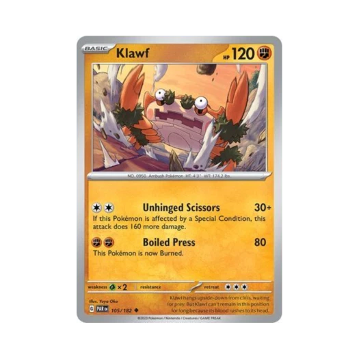 포켓몬 TCG 절벼게 U 파라독스 리프트 (영문판) 카드 이미지