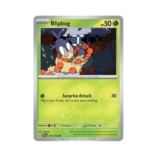 Pokemon TCG Blipbug C Paradox Rift (English Ver.)