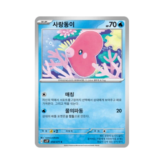 포켓몬 TCG 사랑동이 C 스노해저드 (한글판)