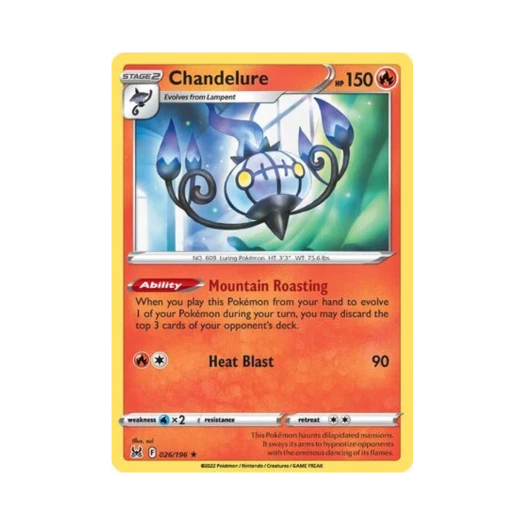 포켓몬 TCG 샹델라 RH 로스트 오리진 (영문판)