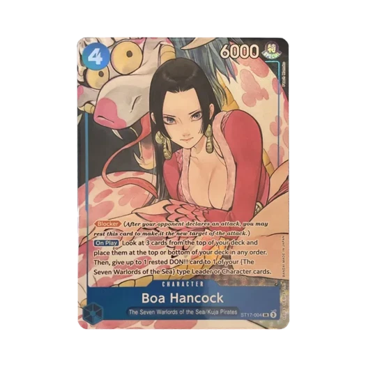 원피스 TCG 보아 행콕 SR ST17-004 프로모션 카드 일러스트레이션 박스 Vol.2 (영문판)