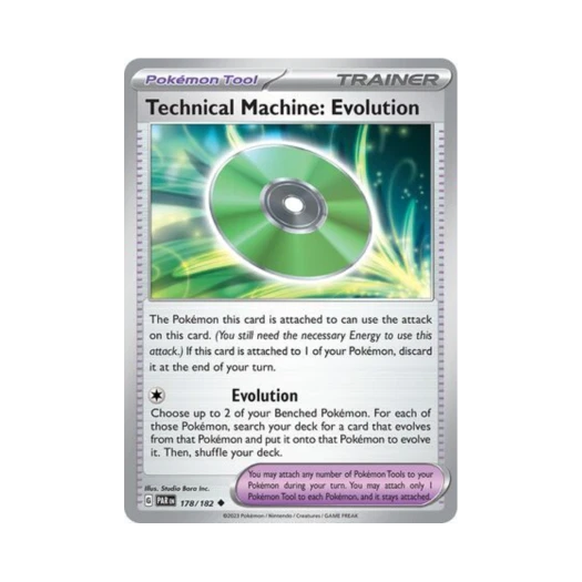 포켓몬 TCG 기술머신 에볼루션 U 파라독스 리프트 (영문판)