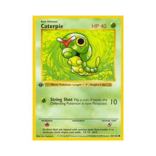 포켓몬 TCG 캐터피 C 베이스 세트 (영문판)