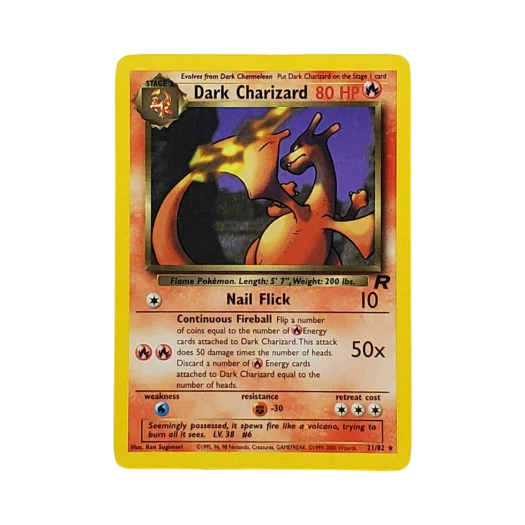 Pokemon TCG Dark Charizard R Team Rocket (English Ver.)