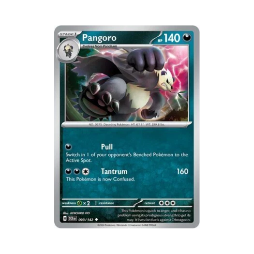 Pokemon TCG Pangoro U Stellar Crown (English Ver.)