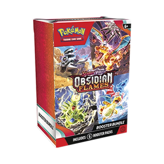 포켓몬 TCG 스칼렛 & 바이올렛 옵시디언 플레임즈 부스터 번들 (영문판)