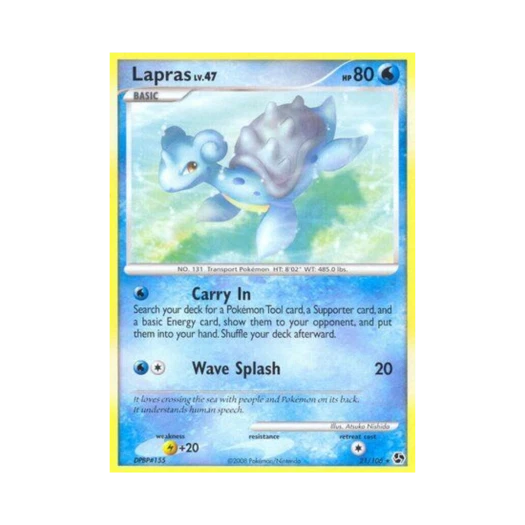 포켓몬 TCG 라프라스 R 그레이트 인카운터스 (영문판)