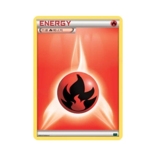 포켓몬 TCG 기본 불꽃 에너지 XY 메가 배틀 덱 M레쿠쟈 ex (한글판)